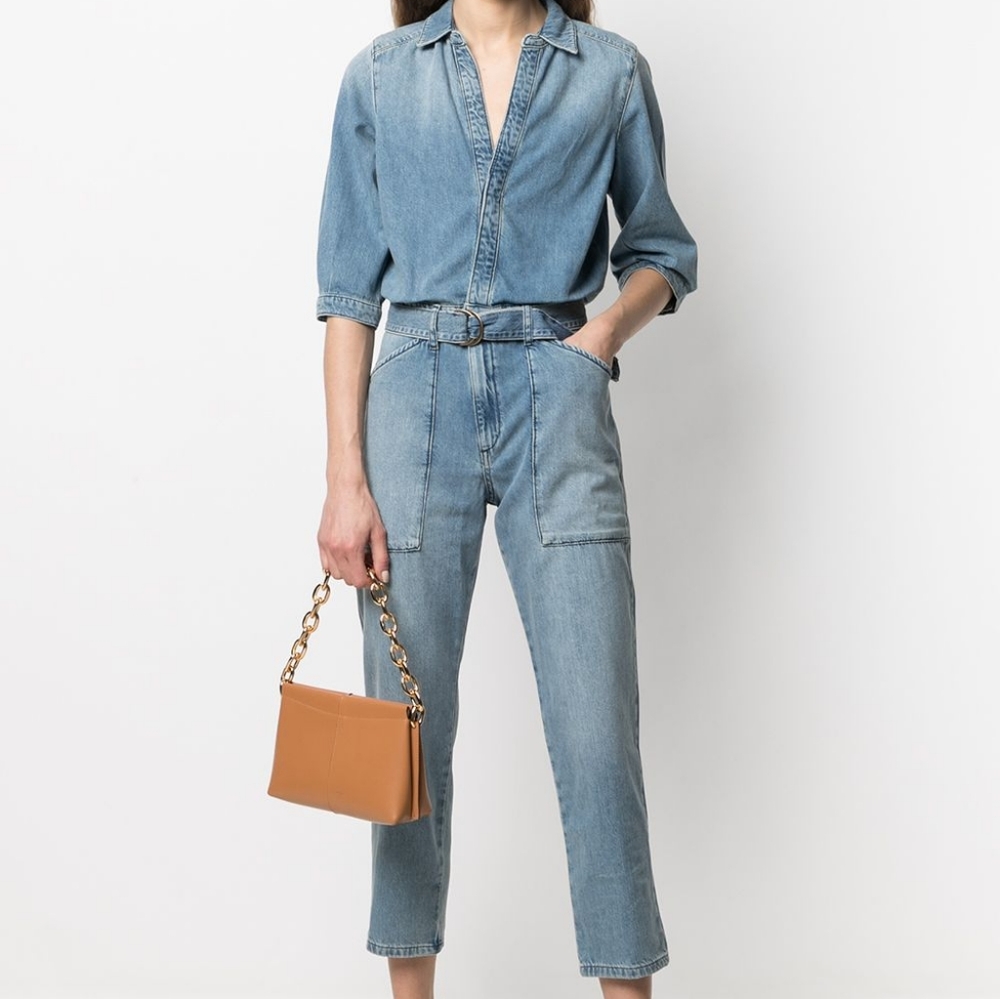 Ba&sh Frida Denim Jumpsuit